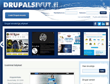 Tablet Screenshot of drupalsivut.fi